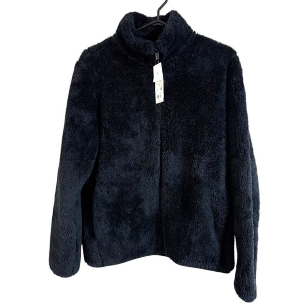 NWT Uniqlo Fluffy Yarn Fleece Full-Zip Jacket - Picture 3 of 7